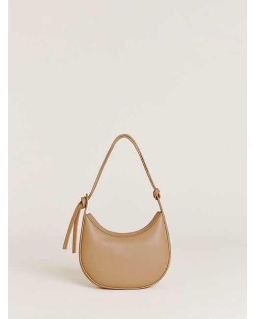 Reformation Natural Mini Rosetta Shoulder Bag