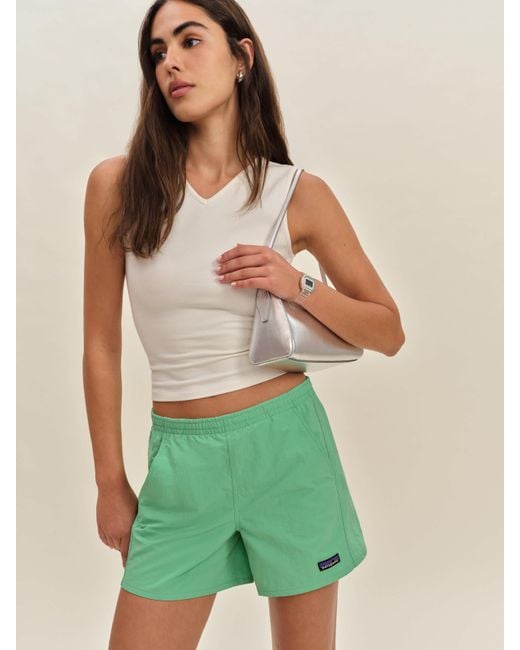 Patagonia Green W's Baggies Shorts Aloe