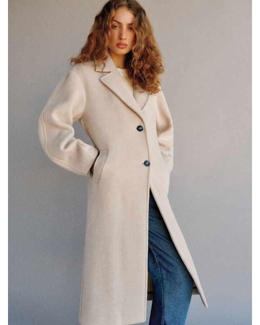 Reformation Natural Wyatt Coat