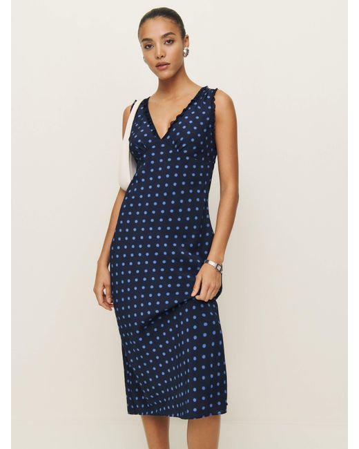 Reformation Blue Reishi Dress 2