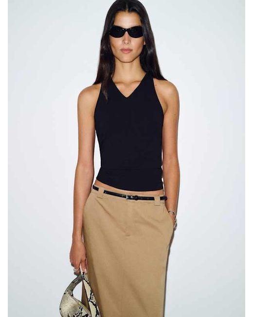 Reformation White Cherry Knit Top