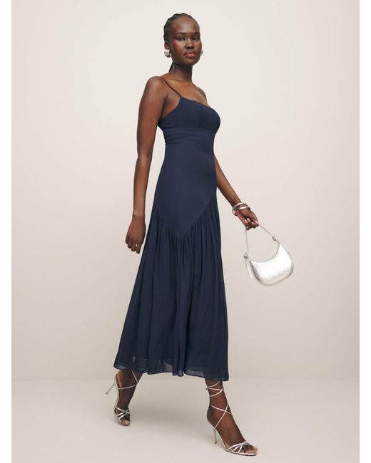 Reformation Blue Catana Dress 2
