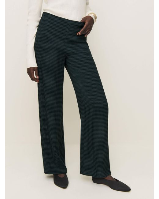 Reformation Multicolor Hallie Mid Rise Pant