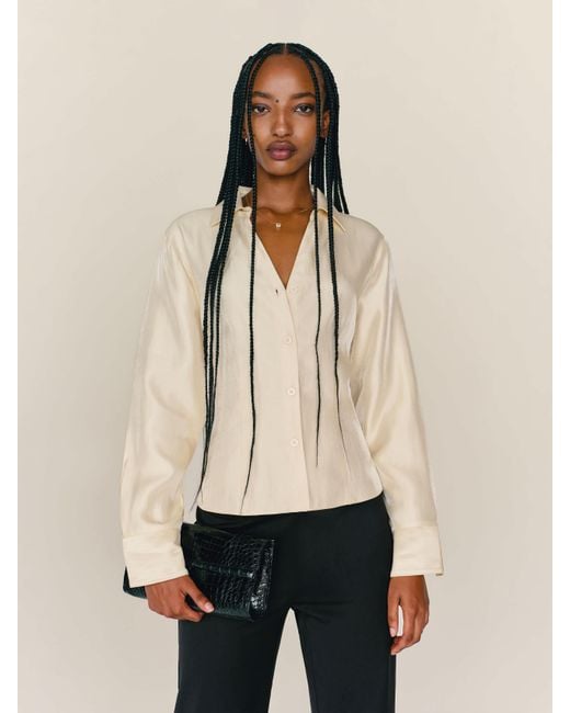 Reformation Natural Nico Shirt 0