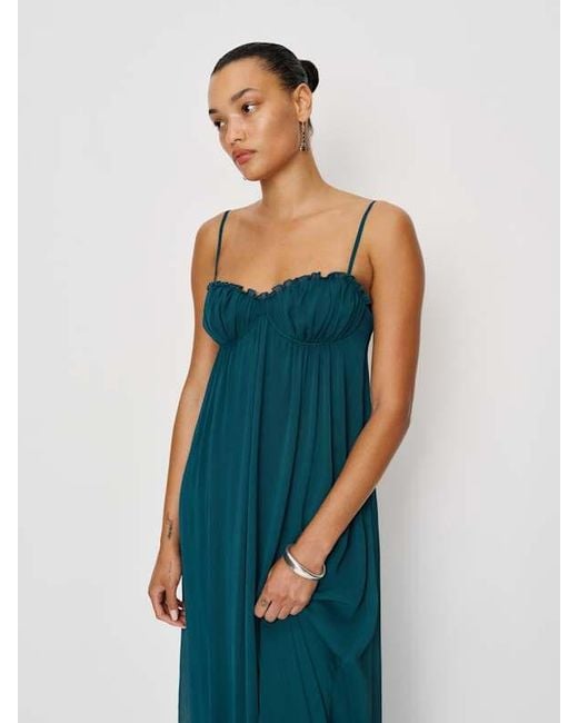 Reformation Blue Cebba Dress