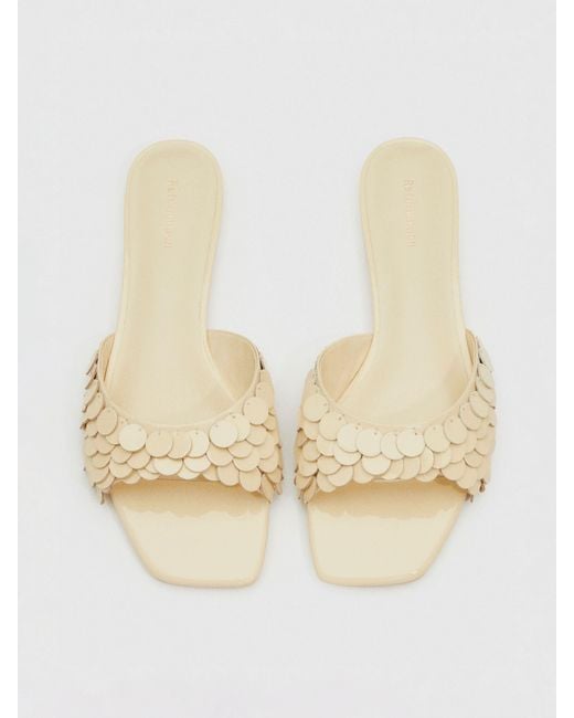 Reformation Natural Imogen Flat Sandal 5