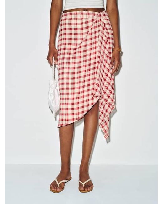 Reformation White Cece Skirt 0
