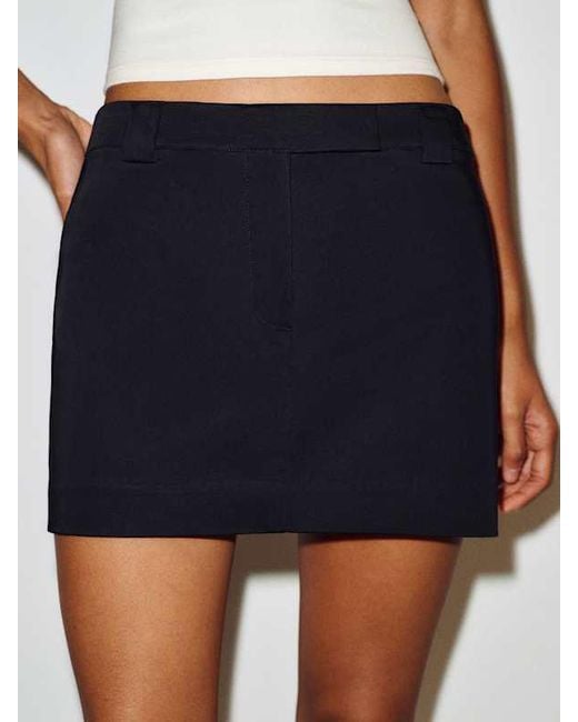 Reformation White Romee Skirt 0