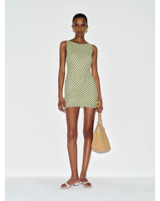 Reformation Green Dale Dress