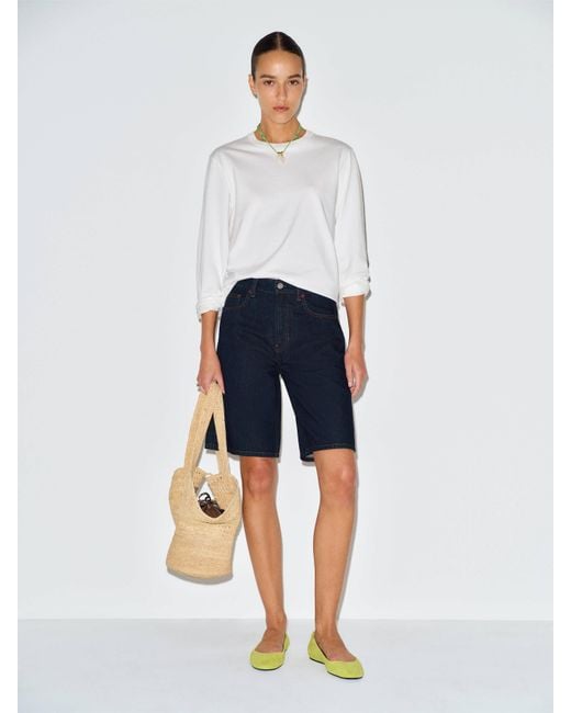 Reformation Blue Hayden Mid Rise 8