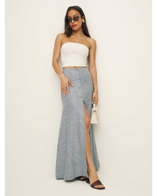Reformation Natural Andi Linen Maxi Skirt 2