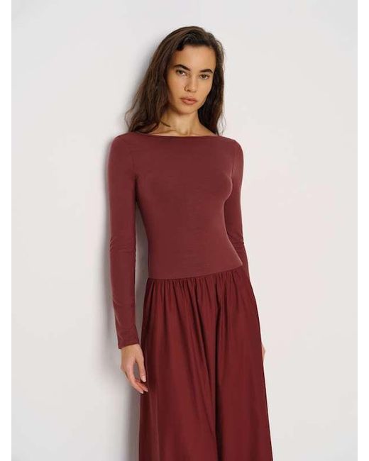 Reformation Red Abel Knit Dress