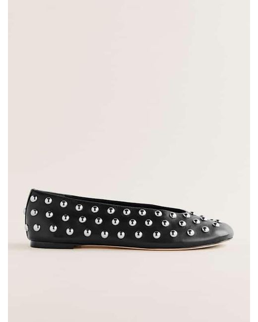 Reformation Blue Brenna Ballet Flat