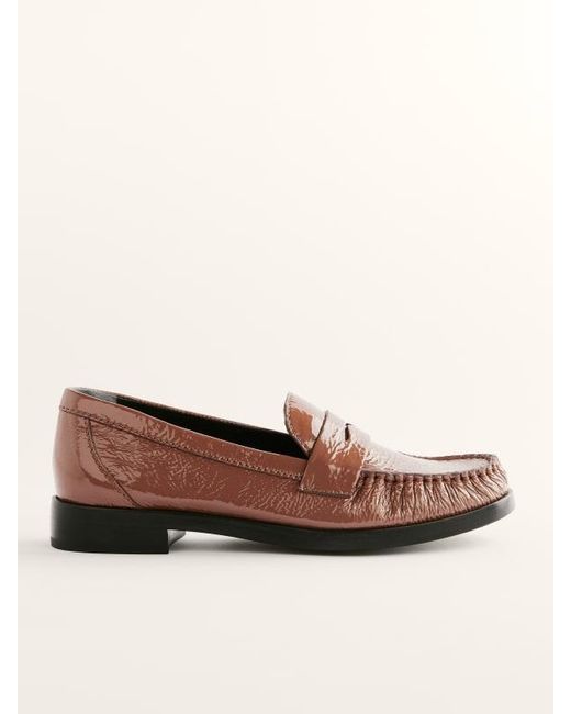 Reformation Natural Ani Ruched Loafer