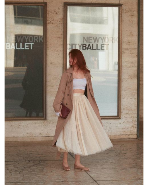 Reformation Brown Prisca Skirt