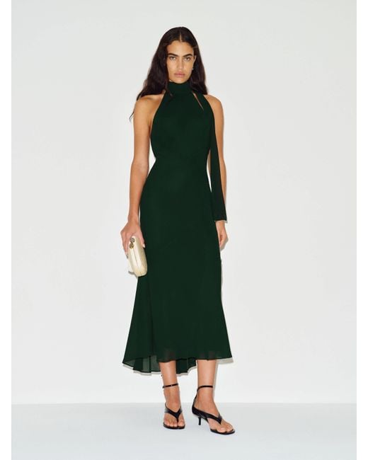 Reformation Green Chanelle Dress 6
