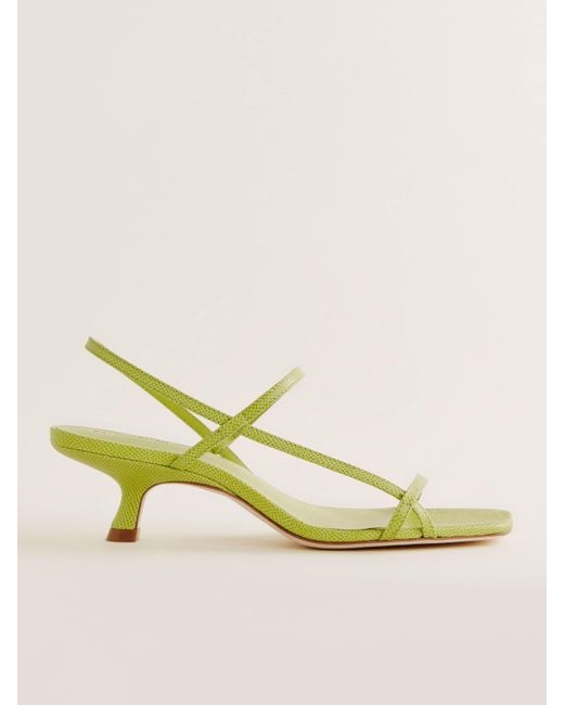 Reformation Yellow Serenity Bare Sandal