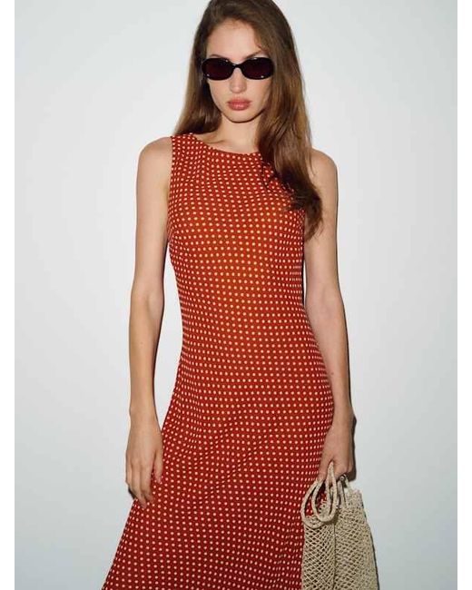 Reformation Red Prescott Dress
