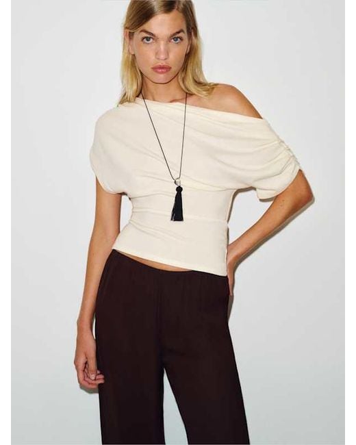 Reformation Blue Iris Knit Top