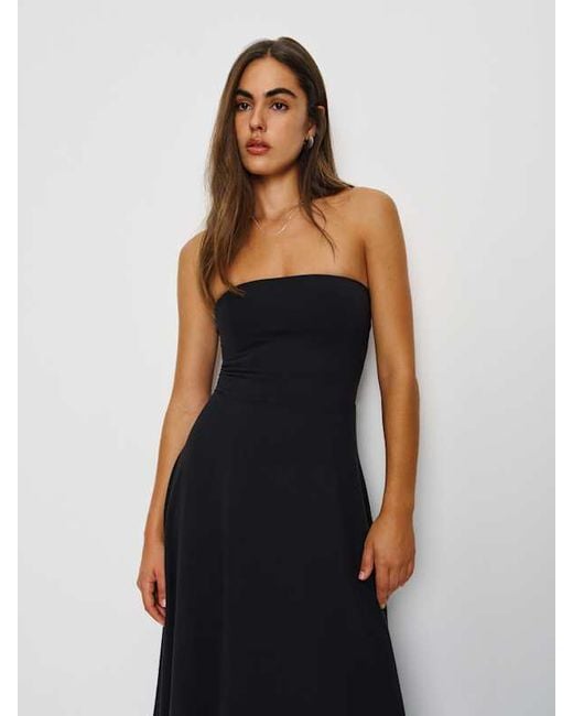 Reformation Blue Lora Knit Dress
