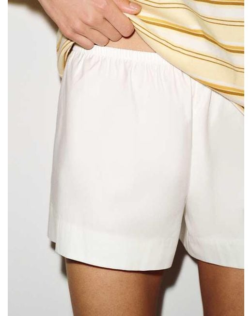 Reformation White Nora Short