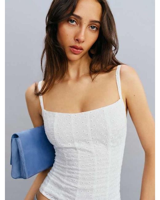 Reformation Gray Hattie Top 2