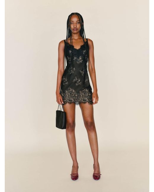 Reformation Natural Electra Dress Lace