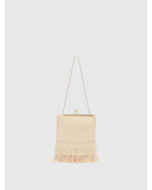 Reformation White Skye Mini Bag