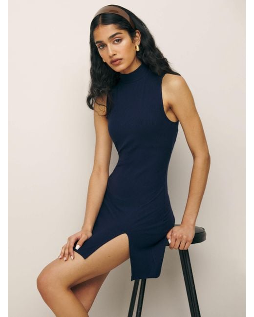 sleeve backless knitted dress JUNE | BACKLESS KNITTED DRESS main image 0