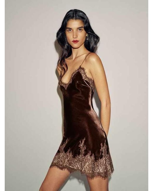 Reformation White Angele Velvet Dress 4