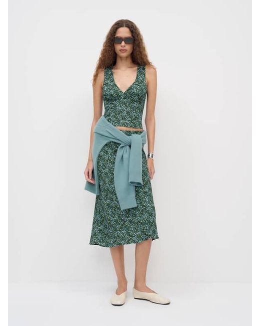 Reformation Blue Ryan Two Piece 0