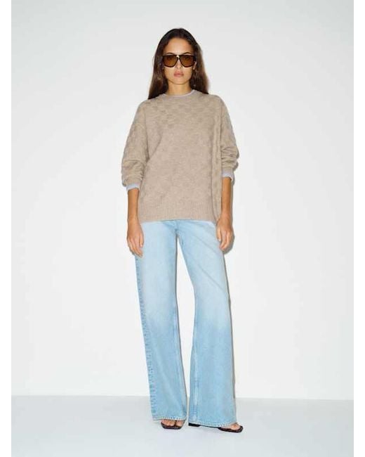 Reformation Natural Tess Cashmere Sweater