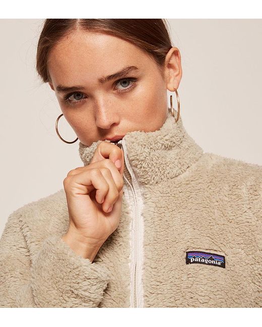 Reformation Patagonia Los Gatos Fleece Jacket in Natural Lyst