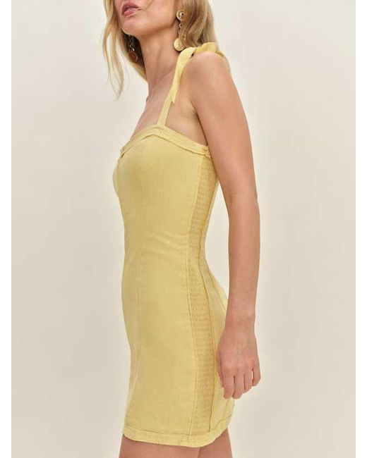 Reformation Black Dion Dress