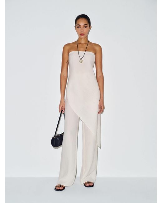 Reformation White Mira Two Piece