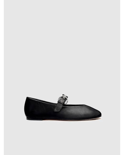 Reformation White Bethany Ballet Flat
