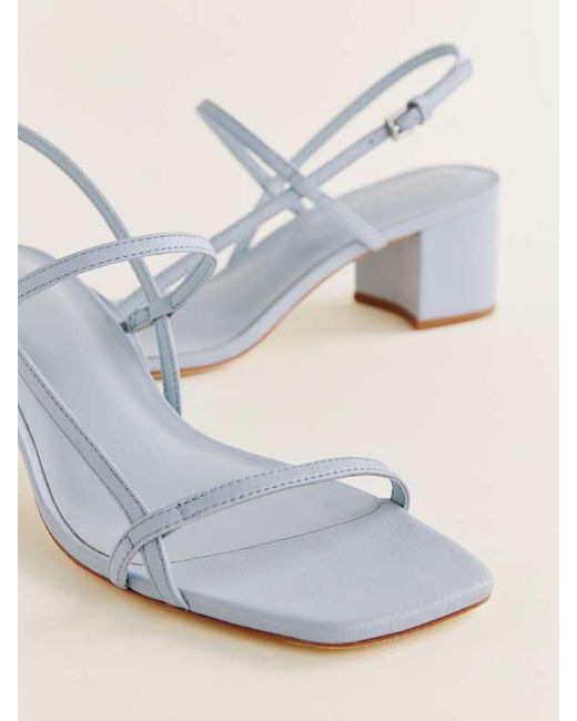 Reformation Natural Serenity Block Heeled Sandal