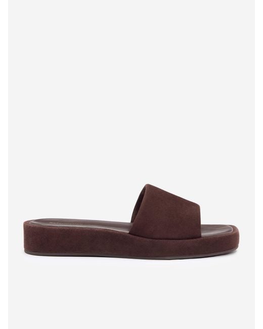 Reformation Brown Esme Platform Sandal 5