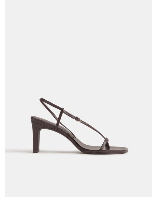 Reformation White Pina Heeled Sandal 5