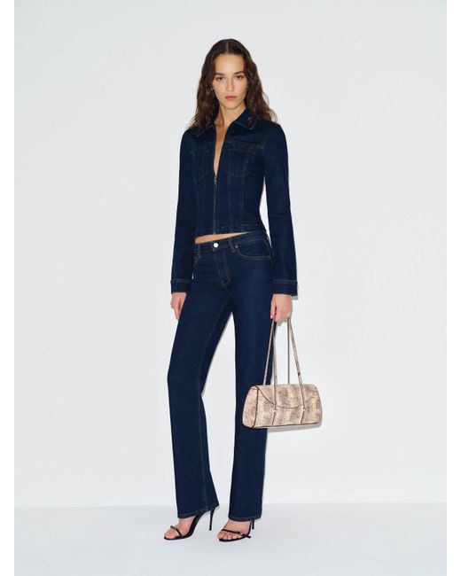 Reformation Blue Cosmo Super Stretch Denim Jacket