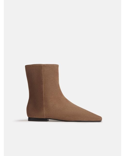Reformation Brown Remy Flat Ankle Boot 5
