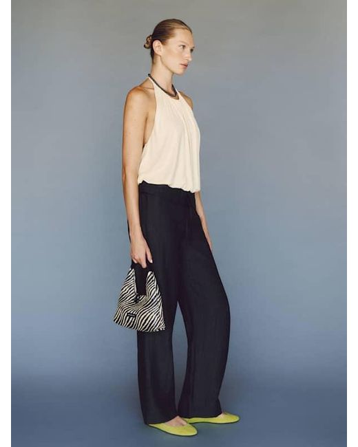 Reformation Blue Alexis Knit Top