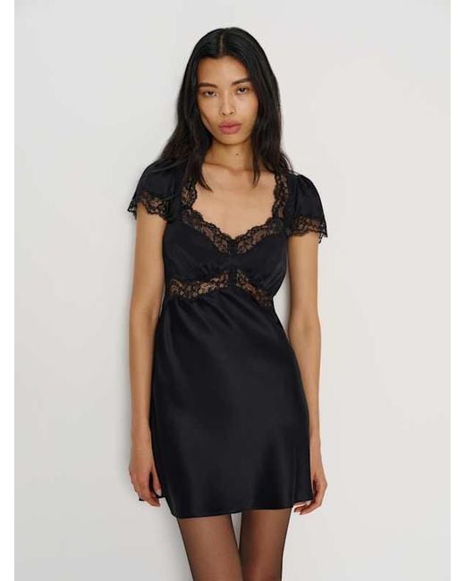 reformation romi silk dress Reformation Romi Silk Dress - Almond