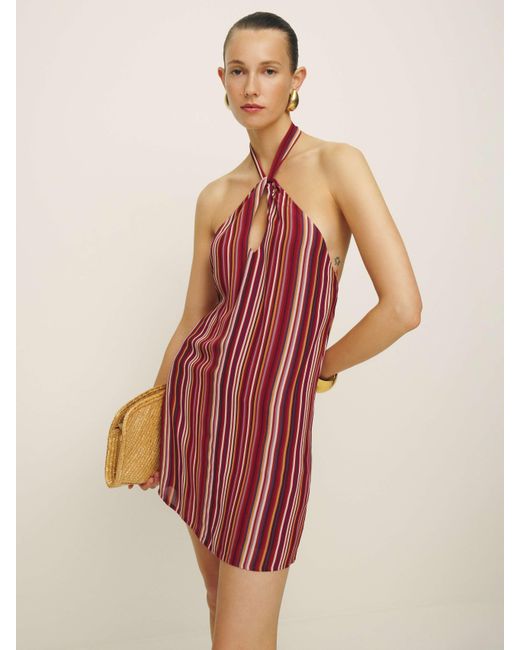 Reformation Pink Bibi Dress 10