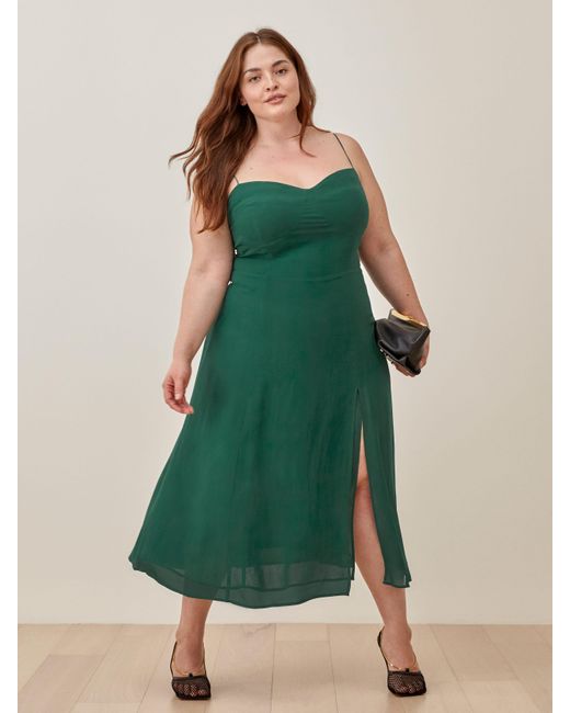 Reformation Juliette Dress Es in Emerald (Green) Lyst
