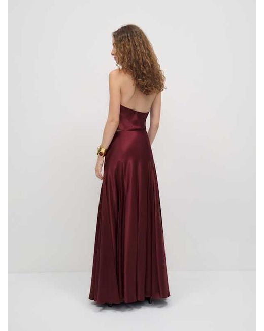 Reformation Purple Sera Silk Two Piece 2