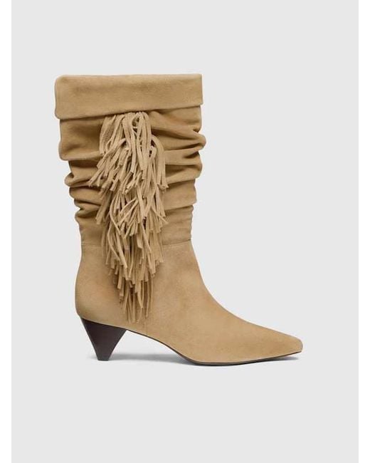 Reformation Natural Davina Slouch Boot 6