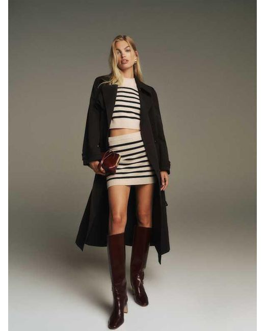 Reformation Gray Londyn Cashmere Two Piece