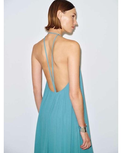 Reformation Blue Fawnie Dress