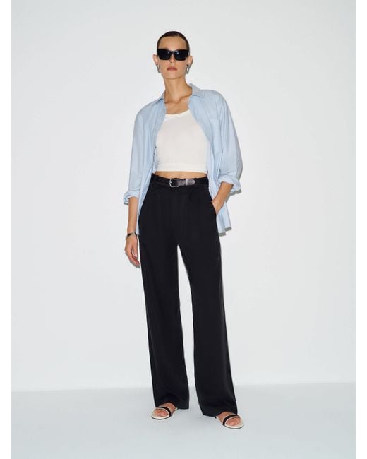Reformation Black Mason Short Pant